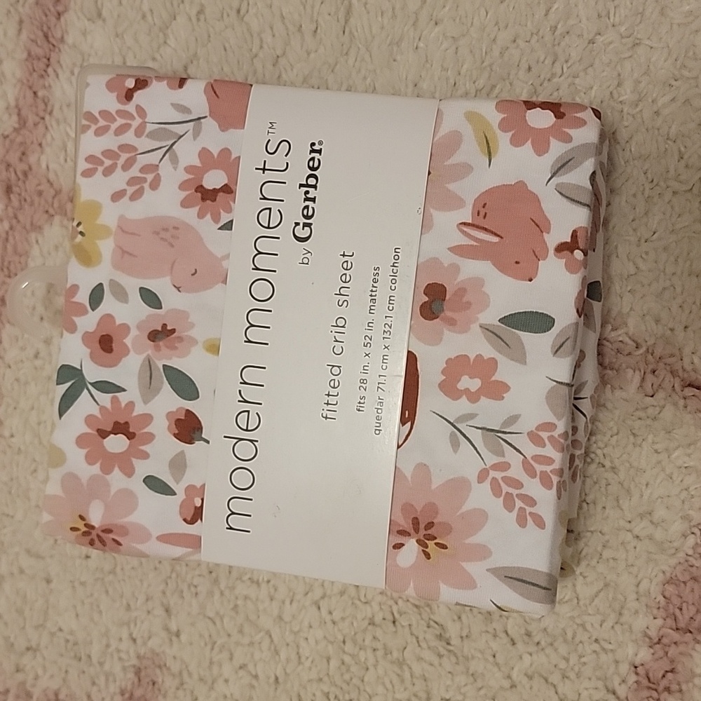 Modern Moments Fitted Crib Sheet